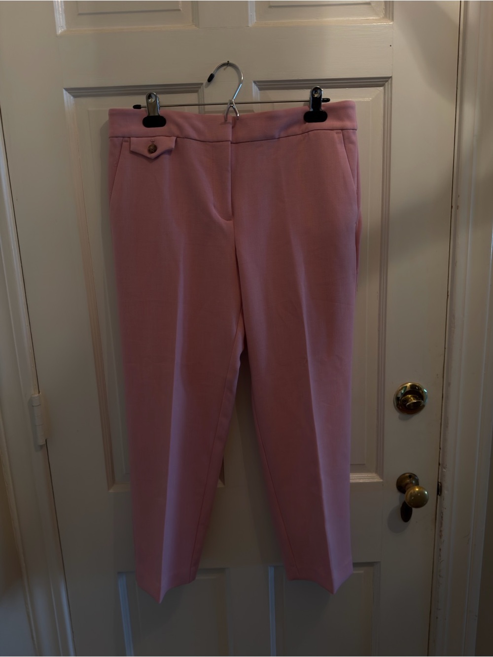 LOFT Riviera Slim Pink Pants